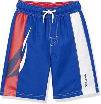 Nautica Little Boys' Colorblock Swim Short NEW size 6 - Image 1 of 2