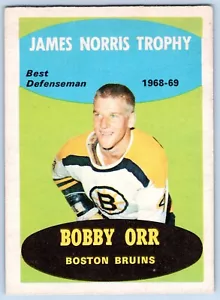 BOBBY ORR JAMES NORRIS TROPHY 1969-70 O-PEE-CHEE 1969-70 N°209 EX 34146 - Photo 1 sur 2
