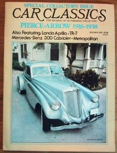 CAR CLASSICS 1976 OCT Vol8 #5 - PIERCE-ARROW & TR7 Spcl - Imagen 1 de 1