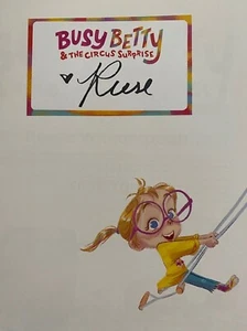 Reese Witherspoon Signed Autographed Busy Betty Book 1st Edition Hardcover COA - Imagen 1 de 3
