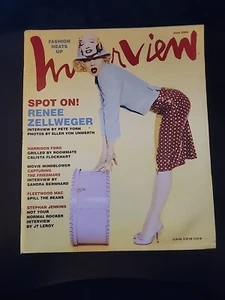 Interview Magazine June 2003 Renee Zellweger Pop Culture Celebrity Interviews - Picture 1 of 10