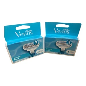 2 Cajas Nuevo Gillette Venus Smooth Doux 3 Hojas (Total 8 Cartuchos) 4 Carros/Caja - Imagen 1 de 1