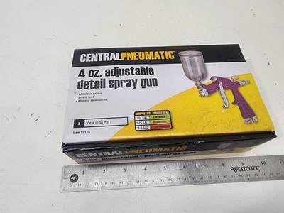 4 oz. Adjustable Detail Air Spray Gun 4 oz. Adjustable Detail Air Spray Gun USED - Image 1 of 4