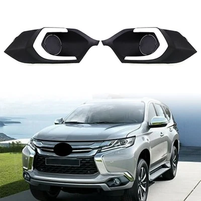 LED Daytime Running Lights DRL Lamp For Mitsubishi Pajero Montero Sport 2016 -19 - Image 1 of 4