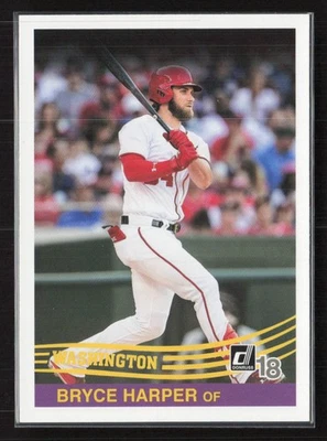 2018 Donruss #270 Bryce Harper - NM/MT+ - Image 1 of 2