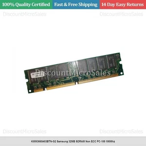 KMM366S403BTN-G2 Samsung 32MB SDRAM Non ECC PC-100 100Mhz - Picture 1 of 1