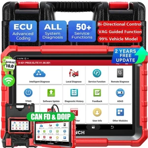 2025 LAUNCH X431 PRO ELITE PRO5 V5.0 Car Diagnostic Tool OBD2 Scanner ECU Coding - Picture 1 of 20