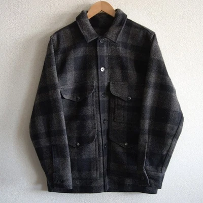 Chaqueta Cruiser de Lana FILSON 110 Gris Cuadros Talla 38 Hecha en EE. UU. Excelente Foto 1 de 4