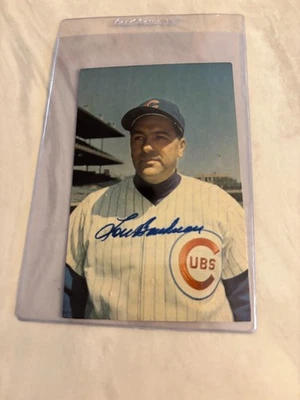 Lou Boudreau 1961 3 1/2 X 5 1/2" Salón de la fama Chicago Cubs Manager Color automático. foto. Foto 1 de 2