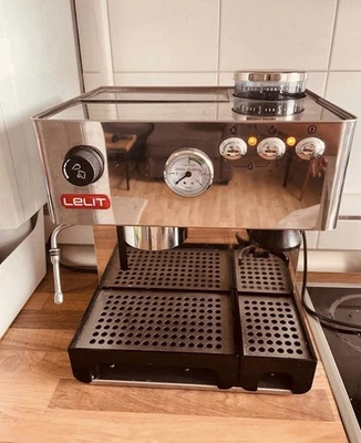 Lelit Anita PL042 EM Espressomaschine Siebträger, Silber + Zubehör - Bild 1 von 2