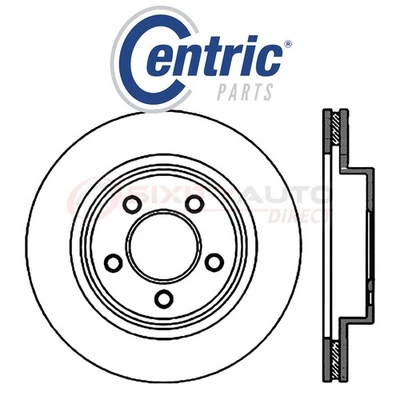 Centric C-TEK Disc Brake Rotor for 1998-2004 Chrysler Intrepid 2.7L 3.2L am Foto 1 de 4