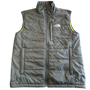 Giubbotto North Face uomo M PrimaLoft imbottito isolato giacca zip intera grigio outdoor - Foto 1 di 17