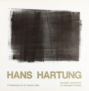 Hans HARTUNG : Composition abstraite - Lithographie originale - Imagen 1 de 4