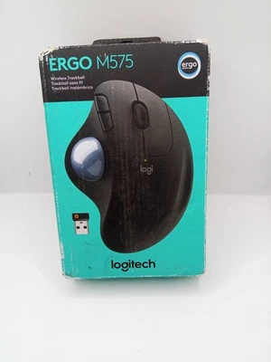 Logitech ERGO M575 (910-005869) Wireless Trackball Mouse - Black - Image 1 of 3