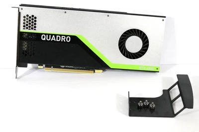 NVIDIA Quadro RTX 4000 GPU 8GB GDDR6 Graphics Card w Retention Bracket & Screws - Image 1 of 4