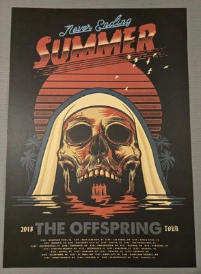 The Offspring 2018 Never Ending Summer Tour Poster  - Image 1 of 4