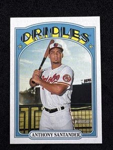 ⭐🦄 2021 Topps Heritage #377 Anthony Santander – Baltimore Orioles OF 🆓📦 - Picture 1 of 2