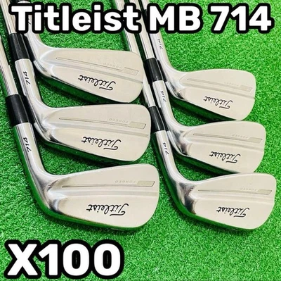 Titleist MB 714 Iron Set 5-PW 6pcs Steel Shaft Extra Stiff RH Japan Golf Club - Image 1 of 4