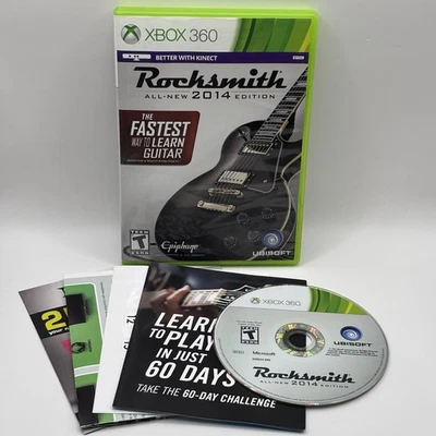 Rocksmith 2014 Edition (Xbox 360, 2014) CIB - NO CABLE- Tested Mint Condition - Image 1 of 4