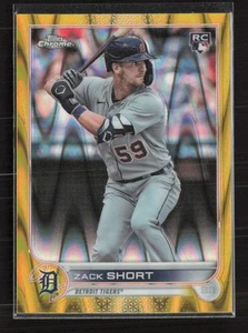 2022 Topps Chrome Gold Refractor /50 #86 Zack Short - Picture 1 of 2