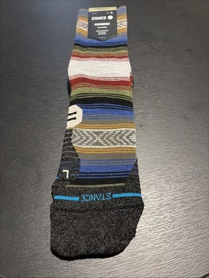 Nuevos calcetines deportivos Stance para hombre frescos Tek Performance mezcla de lana corte redondo talla L Foto 1 de 4