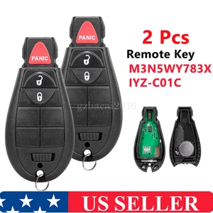 2 For 2010 2011 2012 2013 2014 Dodge Grand Caravan Remote Control Key Fob 3B - Picture 1 of 8