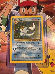 Pokémon TCG Vaporeon Holo Rare Card Jungle, 12/64 - Picture 1 of 13