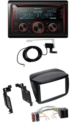 Pioneer 2DIN MP3 DAB USB CD Bluetooth Autoradio für Fiat Doblo ab 10 Opel Combo - Bild 1 von 4