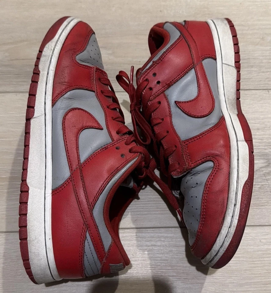 Nike Dunk низкие ретро средние серые университетские красные UNLV DD1391-002 мужские размер 10 2021 - Изображение 1 из 4