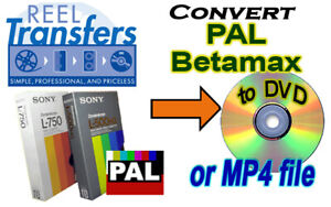 Convert your International Betamax (PAL, SECAM) to DVD or Mp4