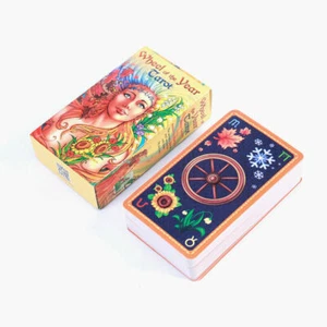 Ruota dell'anno mazzo di carte tarocchi 78 gioco di carte - Foto 1 di 6