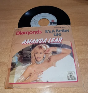 AMANDA LEAR Diamonds 7" SPAIN SINGLE VINYL ULTRA RARE MADE IN SPAIN 1980 OOP - Picture 1 of 3