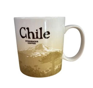 Starbucks Chile Coffee Mug 2017 Global Icon Collectors Series 16 OZ EUC - Picture 1 of 8