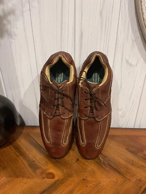 New Men's Footjoy Flex Golf Shoes Briwn Leather 54250 - Image 1 of 4