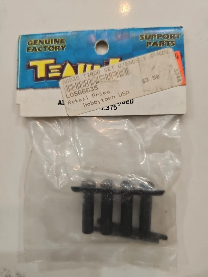 Vintage RC Losi 1.625" Threaded Adjustable Rod Ends & Cup Set 6035 Gray - Image 1 of 1
