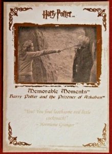 Harry Potter - Momentos memorables #1 - Tarjeta #42 - LOATHSOME EVIL LITTLE COCKROACH - Imagen 1 de 2