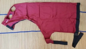 Schwergewicht Lycra Stretch Robinhood mit Reißverschluss; Burgund-X-Large 1200 Pfund. + - Bild 1 von 1
