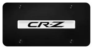 Honda CRZ Chrome 3D Bar Logo License Plate Official Licensed - Imagen 1 de 4