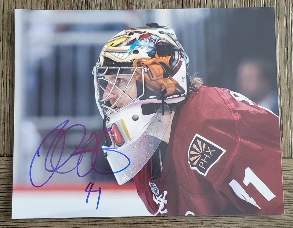 MIKE SMITH Signed Photo Phoenix Coyotes 8x10 Autograph - Image 1 of 1