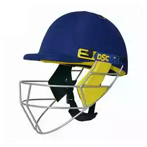 DSC Bouncer Cricket Helmet Men & Boys Adjustable Steel Grill Blue colour Medium - Picture 1 of 4