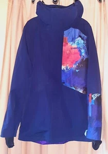 Armada Skijacke mit Grubenschlitzen, Puderrock usw., blau mit Kontrasteinsätzen, Medium - Bild 1 von 12