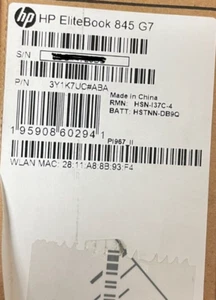 New Sealed HP Elitebook 845 G7 16GB 512GB Ryzen 5 PRO Win 10 Pro - Warranty - Picture 1 of 2