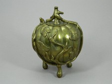 Koro Bronze Incense Burner Censer Gourd Incense Burner Japan 19th/20th Jhd.