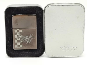 2002 VINTAGE LASER DALE EARNHARDT#3 MIDNIGHT CHROME ZIPPO LIGHTER - Picture 1 of 4