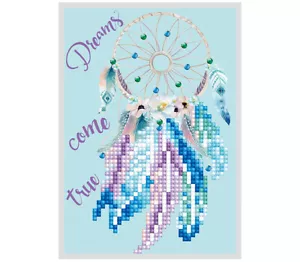 Diamond Dotz 5D Embroidery Facet Art Greeting Card Kit, Dreams Come True DDG.007 - Imagen 1 de 1