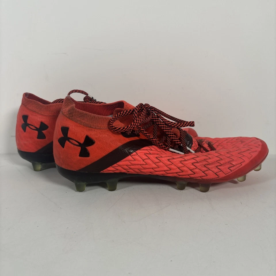 Botines de fútbol Under Armour Magnetico Form True para hombre OrthoLite talla 8,5 naranja Foto 1 de 4
