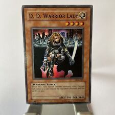 D. D. Warrior Lady DCR-027 Super Rare YuGiOh Card - Condition: MP