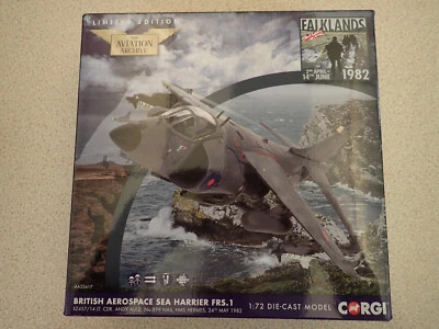 Corgi AA32417 1:72 British Sea Harrier FRS.1 HMS Hermes Undisplayed - Image 1 of 4