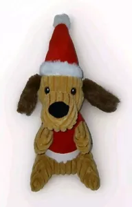 Pally Paws 13" Natale Cucciolo Cane Peluche Peluche Cane Giocattolo con Cigolio - Foto 1 di 6
