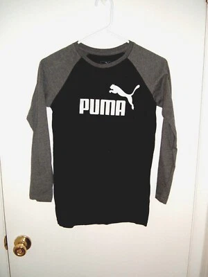 PUMA  Black/Gray Youth Large 14/16 Long Sleeve Shirt - Image 1 of 4